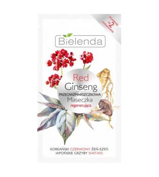 Bielenda - *Red Ginseng* - Maschera rigenerante antirughe