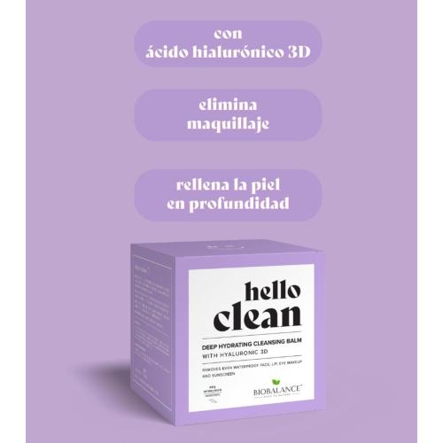 Biobalance - *Hello Clean* - Balsamo Detergente - Acido Ialuronico 3D