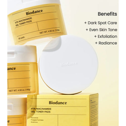 Biodance - Tonico Illuminante in Formato Pad Vita Niacinamide - 60pz