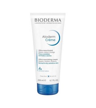 Bioderma - Crema ultraidratante per corpo e viso Atoderm Crème 200ml - Pelli sensibili da normali a secche