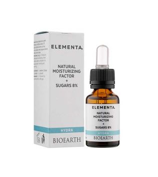 Bioearth - Siero viso concentrato 8% fattore idratante naturale + zucchero