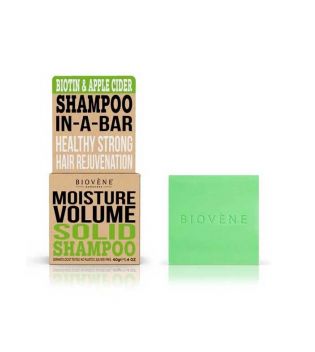Biovène - Shampoo solido idratazione e volume - Biotin & Apple Cider