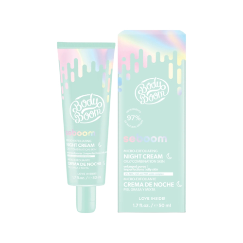 Bodyboom - *Seboom* - Crema viso notte microesfoliante - Pelli grasse e miste