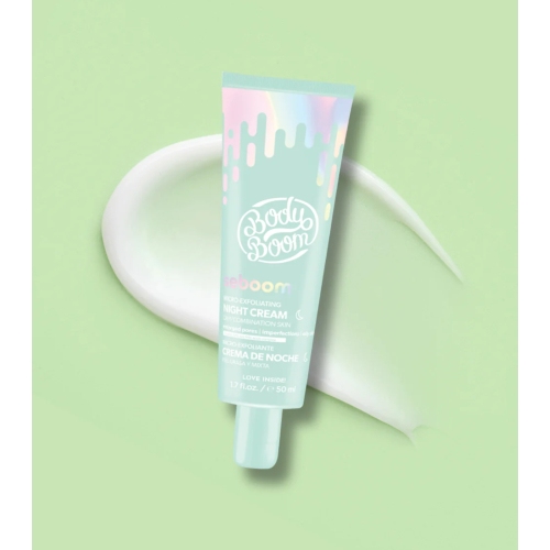 Bodyboom - *Seboom* - Crema viso notte microesfoliante - Pelli grasse e miste