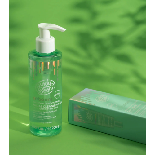 Bodyboom - *Seboom* - Gel detergente opacizzante alla betaina + acido salicilico - Pelle mista e grassa