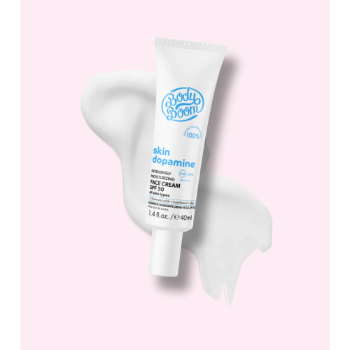 Bodyboom - *Skin Dopamine* - Crema viso SPF50 PA ++++ Hyaluronic acid + Pantenol + Aloe