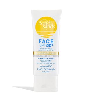 Bondi Sands Matte Finish Crema solare colorata per il viso SPF50+ Inodore