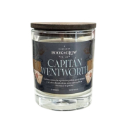 Book and Glow - *Austen* - Candela di soia vegana - Capitán Wentworth