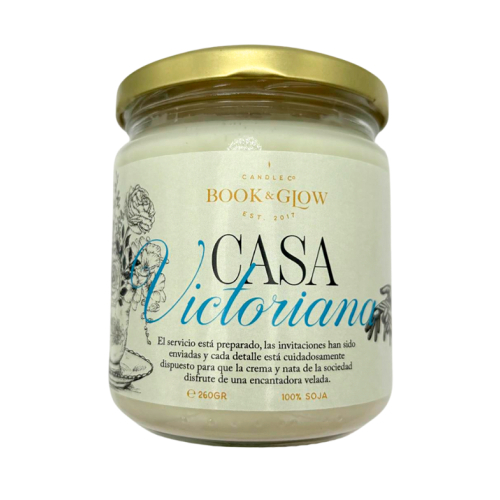 Book and Glow - *The Archives* - Candela di soia - Casa vittoriana