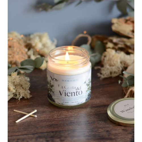 Book and Glow - *Mundos Extraordinarios* - Candela di soia - La Costa del Viento