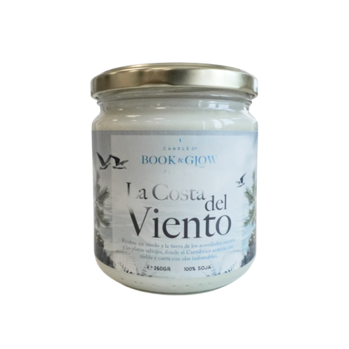 Book and Glow - *Mundos Extraordinarios* - Candela di soia - La Costa del Viento