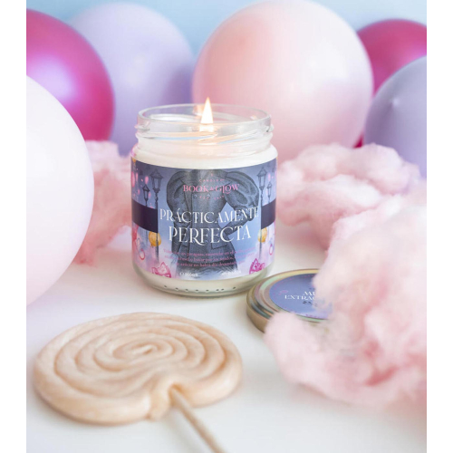 Book and Glow - *Mundos Extraordinarios* - Candela di soia - Prácticamente Perfecta