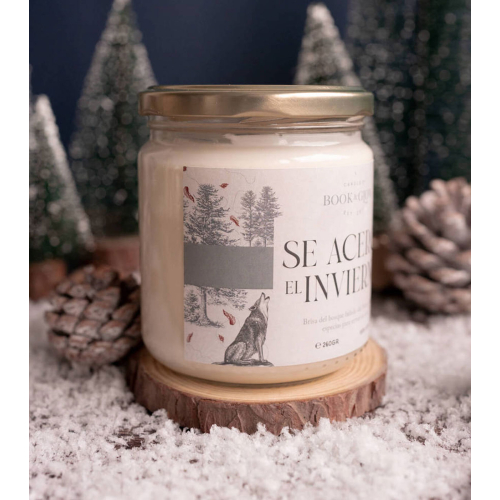 Book and Glow - *Mundos Extraordinarios* - Candela di soia - Se Acerca El Invierno
