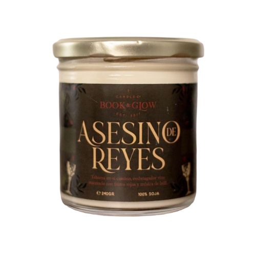 Book and Glow - *Remarkable Worlds* - Candela di soia vegana - Kingkiller