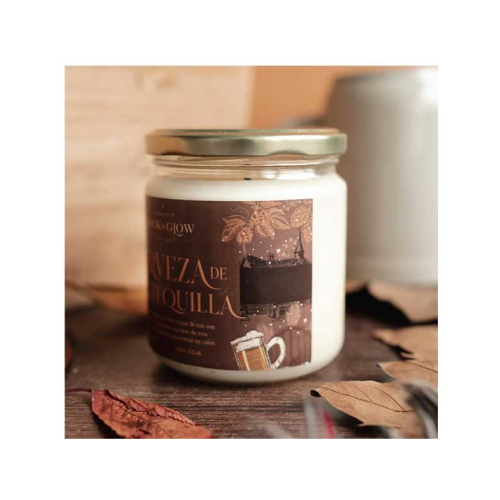 Book and Glow - *Mundos Extraordinarios* - Candela di soia vegana - Burrobirra