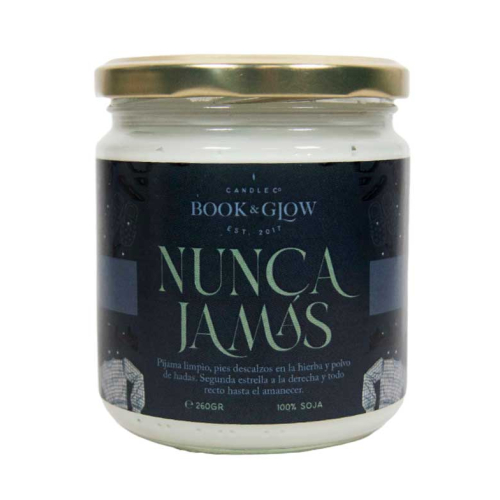 Book and Glow - *Remarkable Worlds* - Candela di soia vegana - Neverland