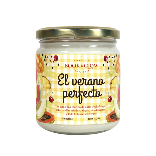 Book and Glow - *Perfect Moments* - Candela di soia - El verano perfecto