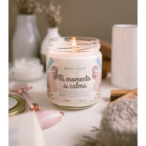 Book and Glow - *Perfect Moments* - Candela di soia - Il mio momento di calma