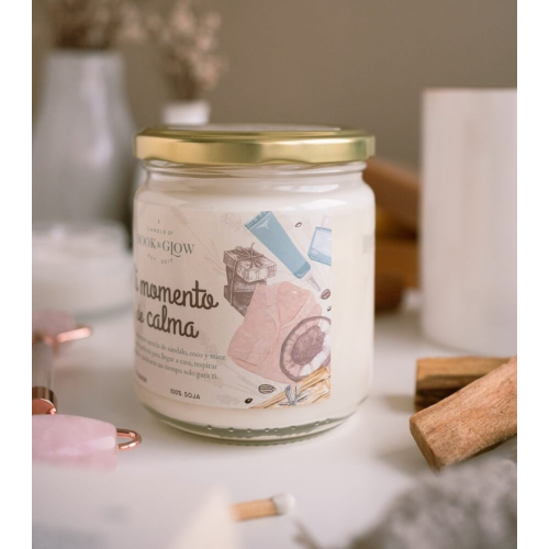 Book and Glow - *Perfect Moments* - Candela di soia - Il mio momento di calma