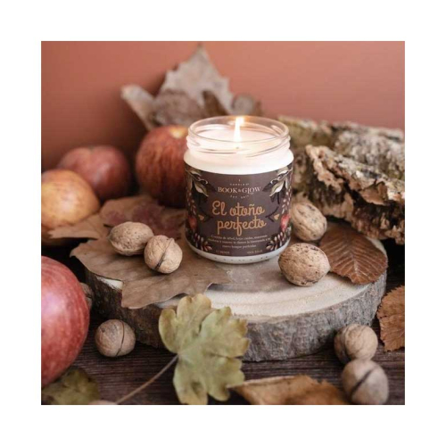 Book and Glow - *Perfect Moments* - Candela di soia vegana - El otoño perfecto