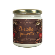 Book and Glow - *Perfect Moments* - Candela di soia vegana - El otoño perfecto