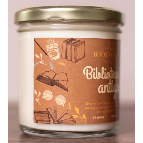 Book and Glow - *Perfect Moments* - Candela di soia - Biblioteca antigua