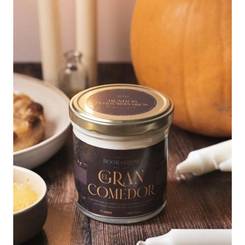 Book and Glow - *Mundos Extraordinarios* - Candela di soia - El Gran Comedor