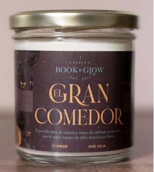 Book and Glow - *Mundos Extraordinarios* - Candela di soia - El Gran Comedor