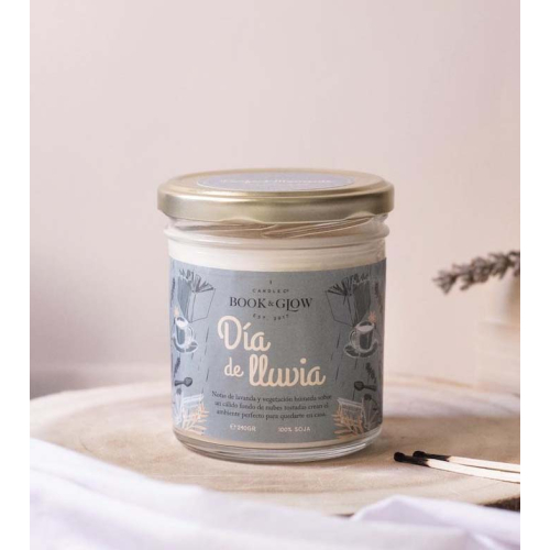 Book and Glow - *Perfect Moments* - Candela di soia - Día de lluvia
