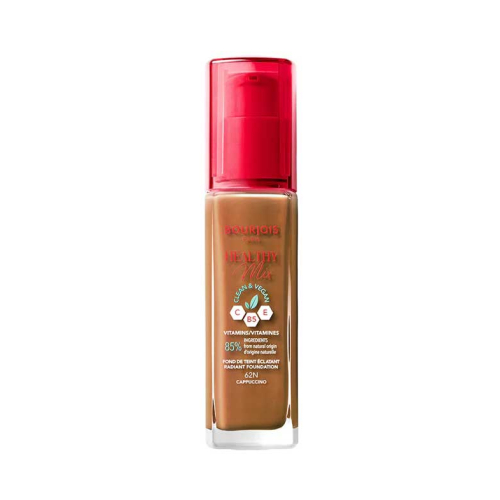 Bourjois - Fondotinta Healthy Mix Clean Foundation - 62N: Cappuccino