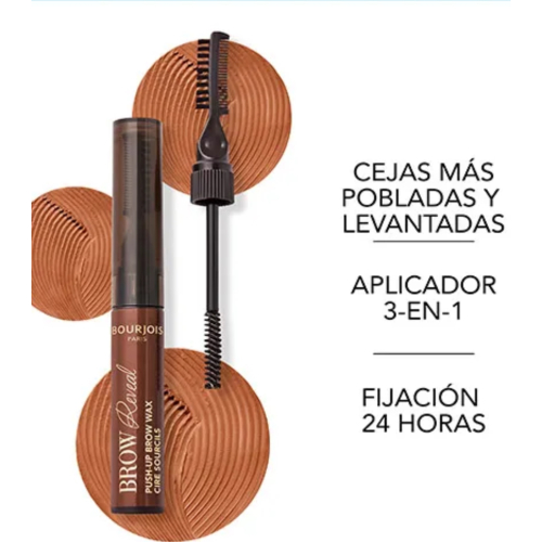 Bourjois - Gel per sopracciglia Brow Max Reveal - 3: Medium Brown