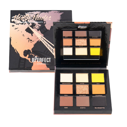 BPerfect - *Compass of Creativity* - Palette di ombretti North Nudes