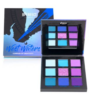BPerfect - *Compass of Creativity* - Palette di ombretti West Waters