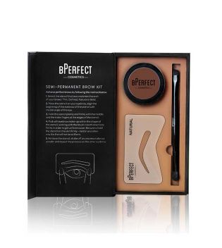 BPerfect - Kit per sopracciglia Semi-Permanent Brow Kit - Irid Brown