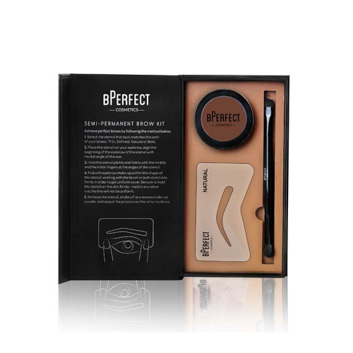 BPerfect - Kit per sopracciglia Semi-Permanent Brow Kit - Irid Brown
