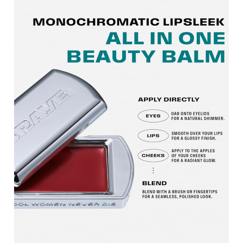 Braye - Balsamo per labbra e guance Lipsleek - 01: Ardor