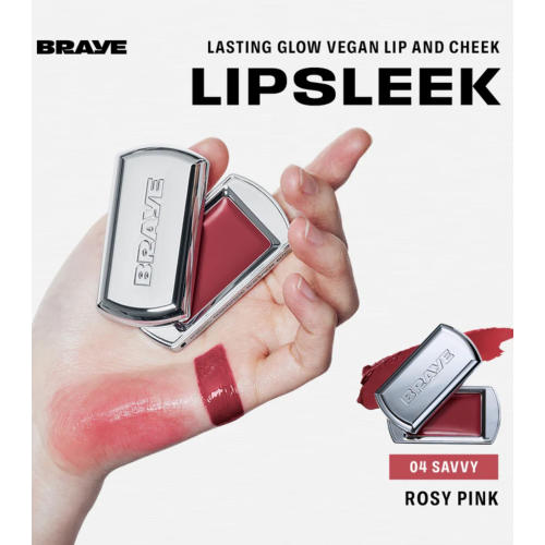 Braye - Balsamo per labbra e guance Lipsleek - 04: Savy