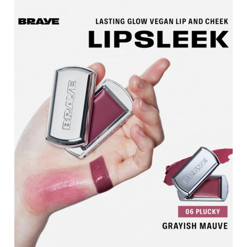 Braye - Balsamo per labbra e guance Lipsleek - 06: Plucky