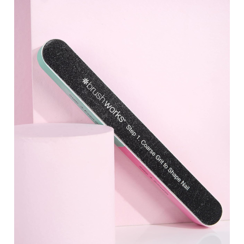 BrushWorks - Lima per unghie 6 Way Shaoe & Shine Buffer