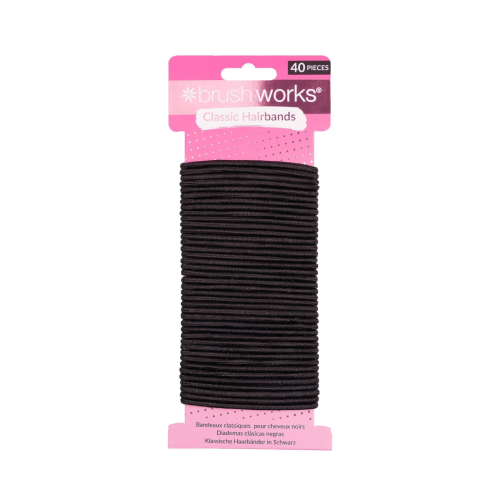 Brushworks - Pacchetto di elastici per capelli Classic