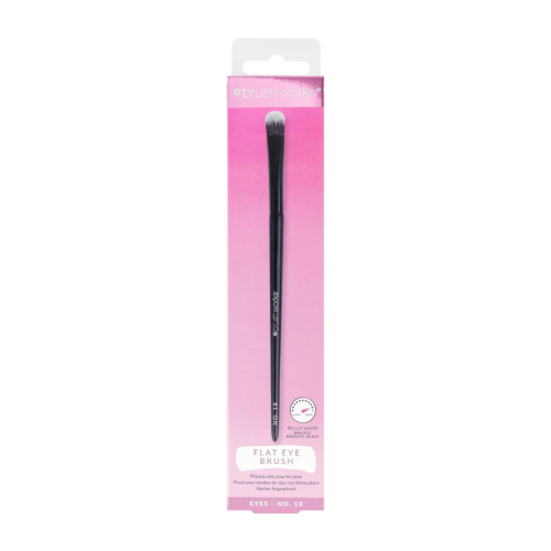 Brushworks - Pennello per occhi Flat Eye - Nº 18