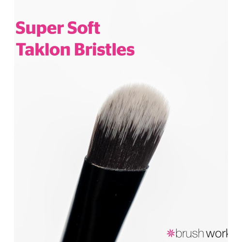 Brushworks - Pennello per occhi Flat Eye - Nº 18