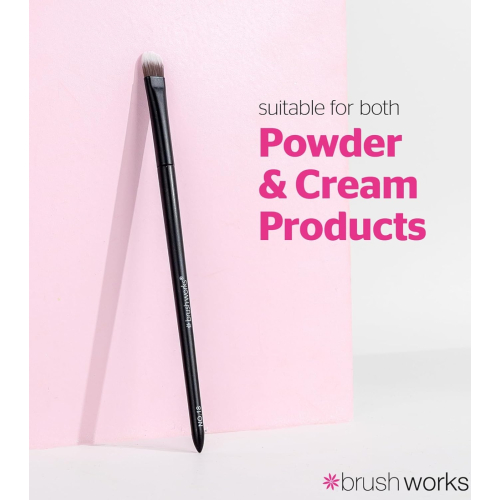 Brushworks - Pennello per occhi Flat Eye - Nº 18