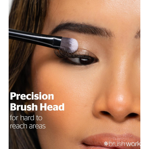 Brushworks - Pennello per occhi Flat Eye - Nº 18