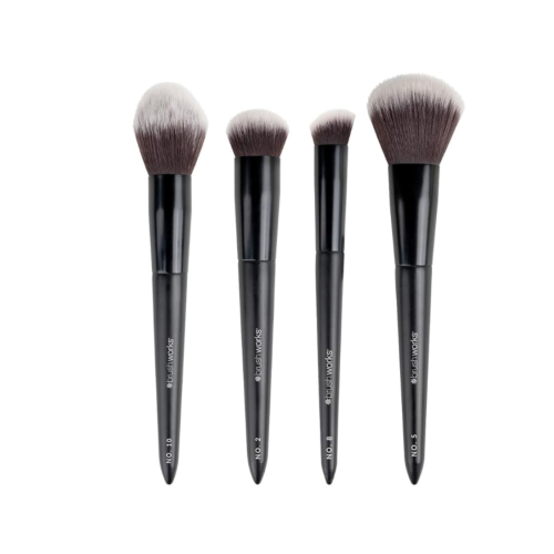 Brushworks - Set di pennelli Buff and Blend Face Set