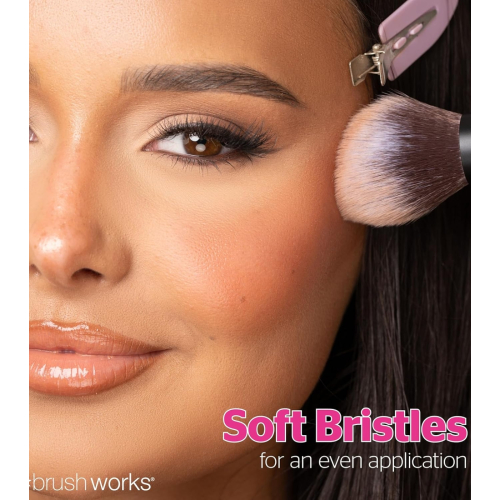 Brushworks - Set di pennelli Buff and Blend Face Set