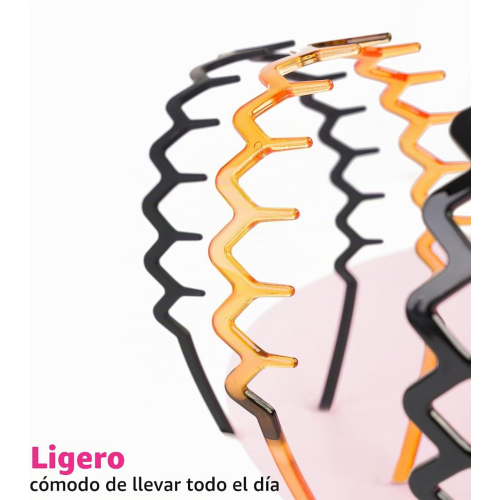 Brushworks - Set di diademas Zig Zag