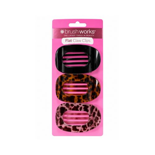 Brushworks - Set di pinze per capelli Flat Claw