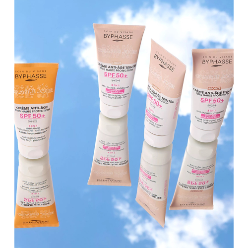 Byphasse - Crema viso colorata antietà SPF 50+ - Light