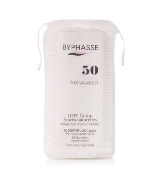 Byphasse - Dischetti di cotone quadrati - 50 units
